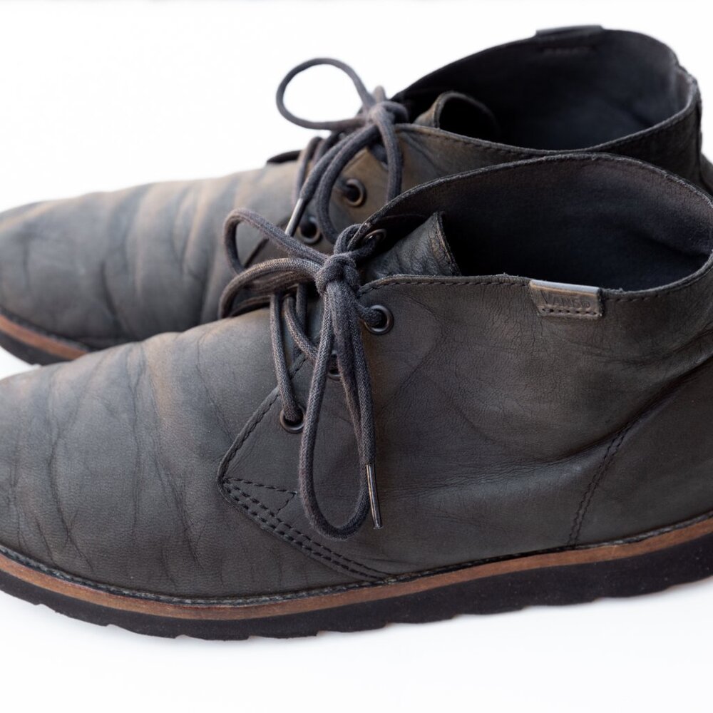 Vans Desert Chukka Boot Shoes, Black, Size 10